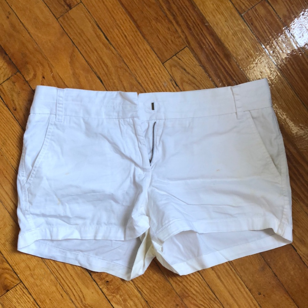 J.crew white chino shorts